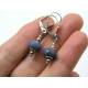Blue Coral Earrings