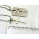 Matching Couple Necklaces, Cross