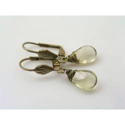 Lemon Quartz Earrings