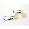 Peach Chalcedony Earrings