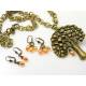 Large Bronze Tree Necklace