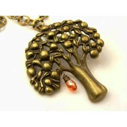 Large Bronze Tree Necklace