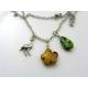 Emu Charm and Australian Gemstone Necklace