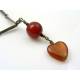 Carnelian Necklace and Earring Set
