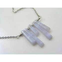 Blue Lace Agate Necklace