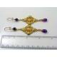 Amethyst Chandelier Earrings