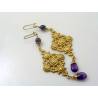Amethyst Chandelier Earrings