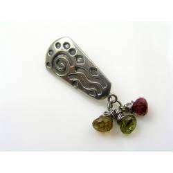 Tourmaline Brooch