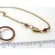 Wire Wrapped Circle Pendant with Swarovski Crystals