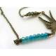 Bird Necklace, Crystals