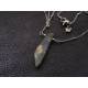 Rough Cut Labradorite Necklace