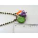 Colourful Charm Necklace, Czech Glass Shapes