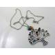 Crystal Set Tree of Life Necklace, Handmade