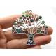 Crystal Set Tree of Life Necklace, Handmade