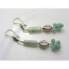 Larimar Earrings, Sterling Silver