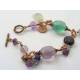 Hand Wire Wrapped Fluorite Bracelet