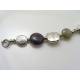 Yin Yang Bracelet with Amethyst, Rose Quartz and Labradorite