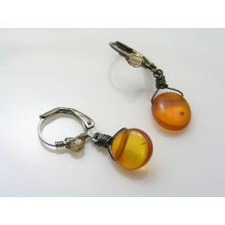 Genuine Baltic Amber Earrings