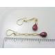 Ruby Vermeil Earrings