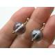 Mystic Quartz Disco Ball Earrings, Sterling Silver