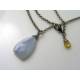 Blue Lace Agate Necklace