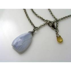 Blue Lace Agate Necklace