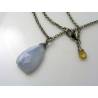 Blue Lace Agate Necklace