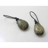 Wire Wrapped Earrings with Apache Jasper