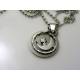 Matching Couple Necklaces with Crescent Moon and Stars