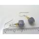 Iolite and Citrine Earrings, Sterling Silver