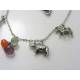 African Animal Necklace, Gemstones