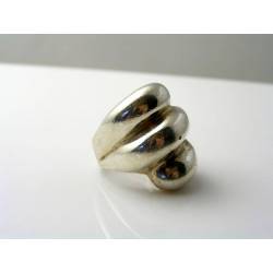 Large Sterling Silver Statement Ring, Vintage