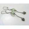 Light Weight Dark Heart Earrings