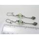 Light Weight Dark Heart Earrings