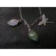 Dragonfly, Labradorite and Moonstone Necklace
