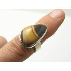 Vintage Jasper Sterling Silver Ring