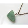 Cool Unisex Necklace with Green Aventurine Nugget