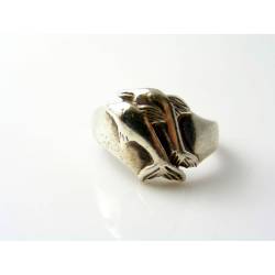 Dolphin Ring, Sterling Silver