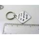 Hand Stamped Key Ring