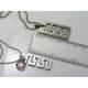 Matching Couple Necklace, Maze Pendants and Pink Quartz,