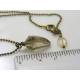 Smokey Quartz Okra Shaped Pendant Necklace