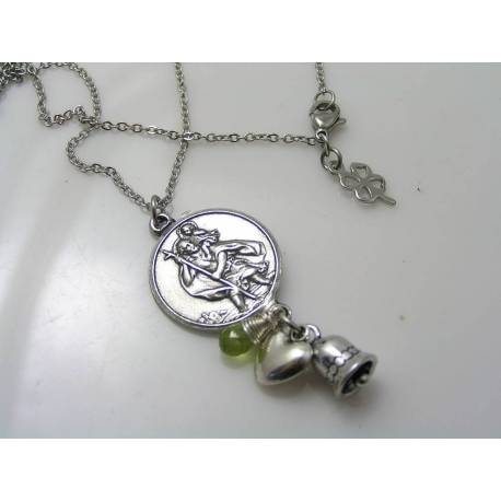 St Christopher Protection Necklace