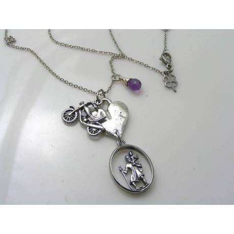 St Christopher Protection Necklace