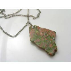 Large Unakite Necklace