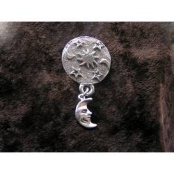 Moon Charm Brooch