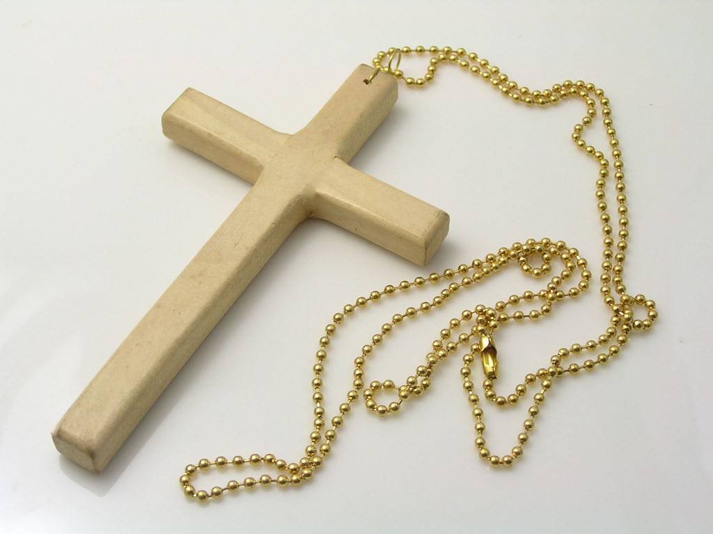 LIFETIME JEWELRY Large Cross Necklace Chain for Men and Women 24k Gold  Plated | Amazon.com