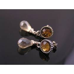 Topaz Crystal Ear Studs