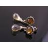 Topaz Crystal Ear Studs
