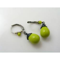 Chartreuse Green Earrings