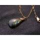 Labradorite Necklace, Solid Bronze